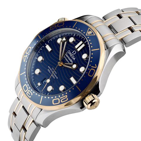 omega seamaster gold capped|omega seamaster 300 gold steel.